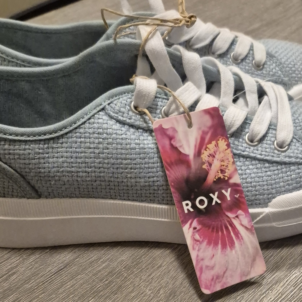 Roxy Marina Blue Sneakers Size 8.5 - Picture 11 of 11